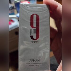 9 pm Rebel by Afnan 1.0 oz 30ml EDP Cologne Perfume for Unisex New In Box
